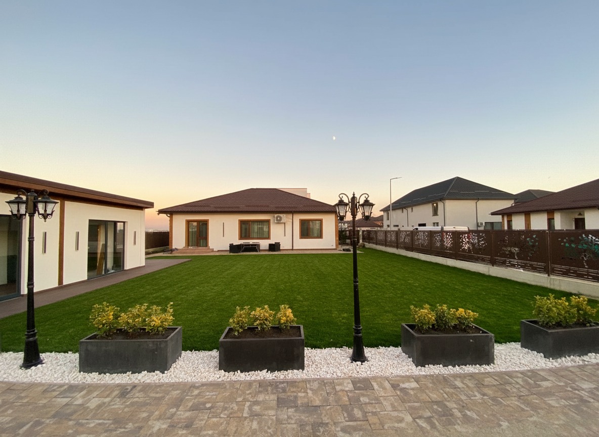 Spatiu verde minimalist